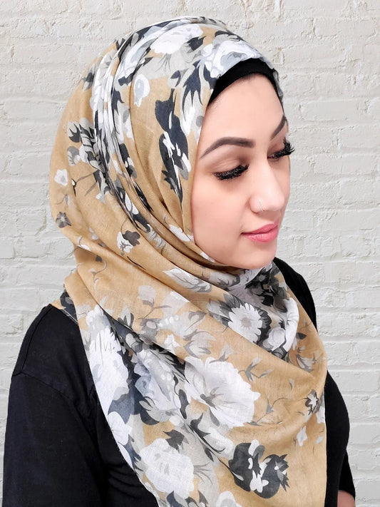 Scarf - Hijab - Hibiscus