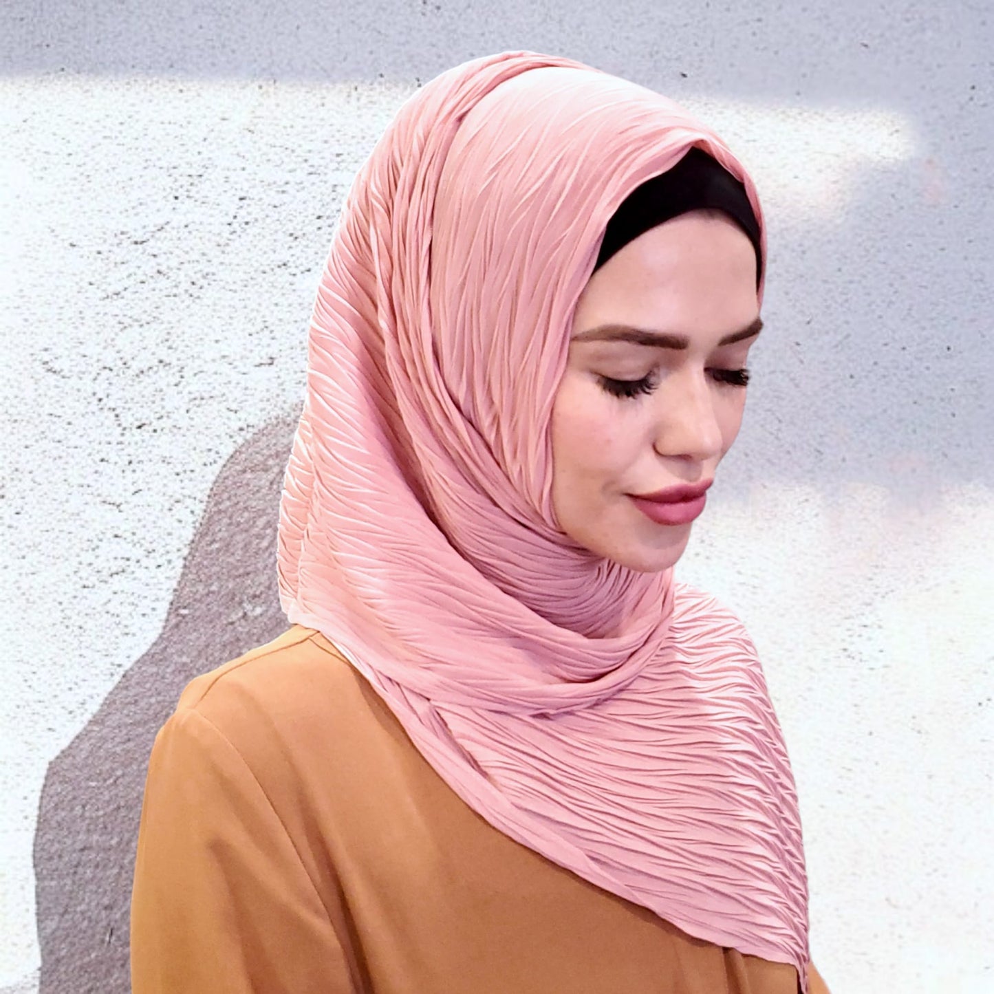 Scarf - Hijab - Pleated Chiffon