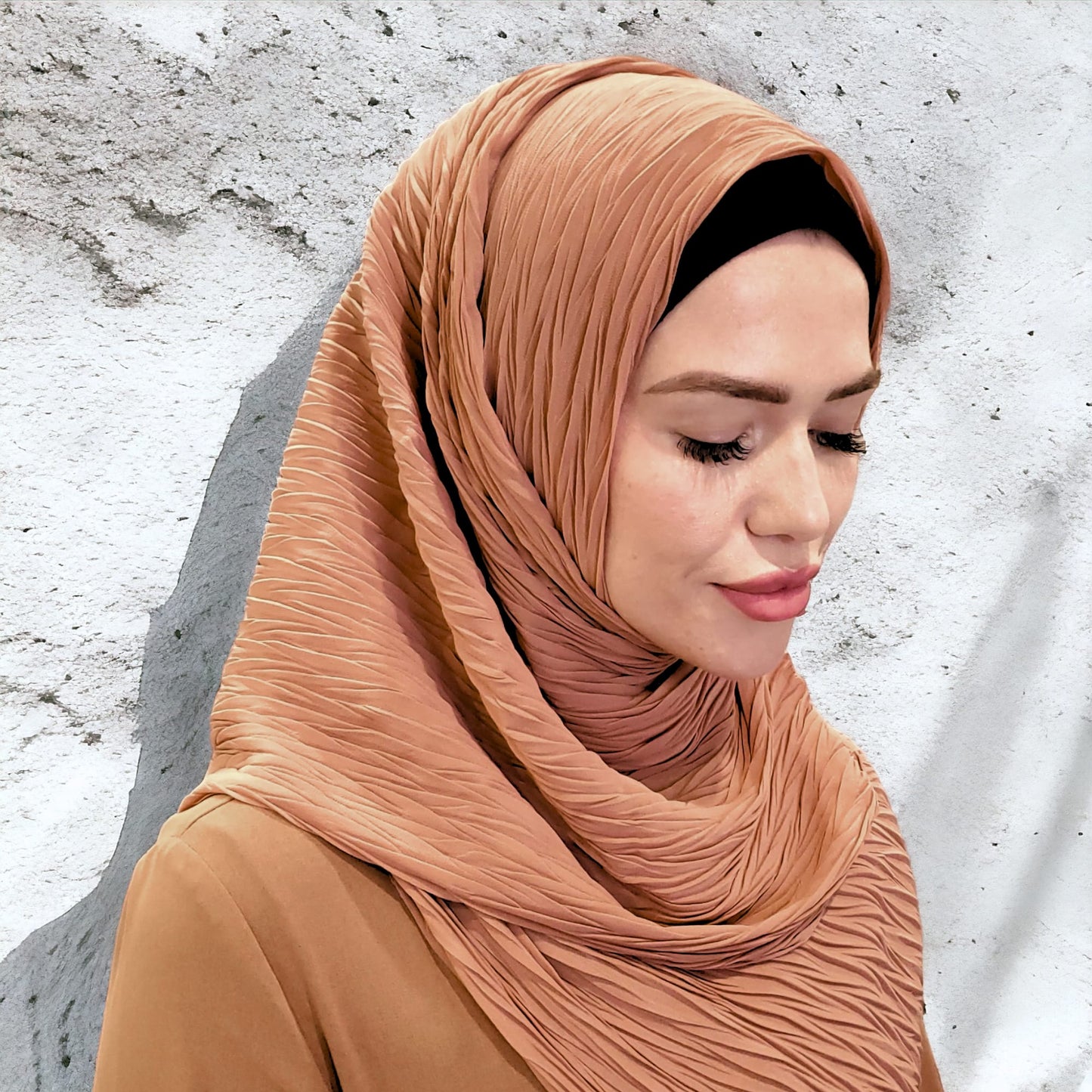 Scarf - Hijab - Pleated Chiffon