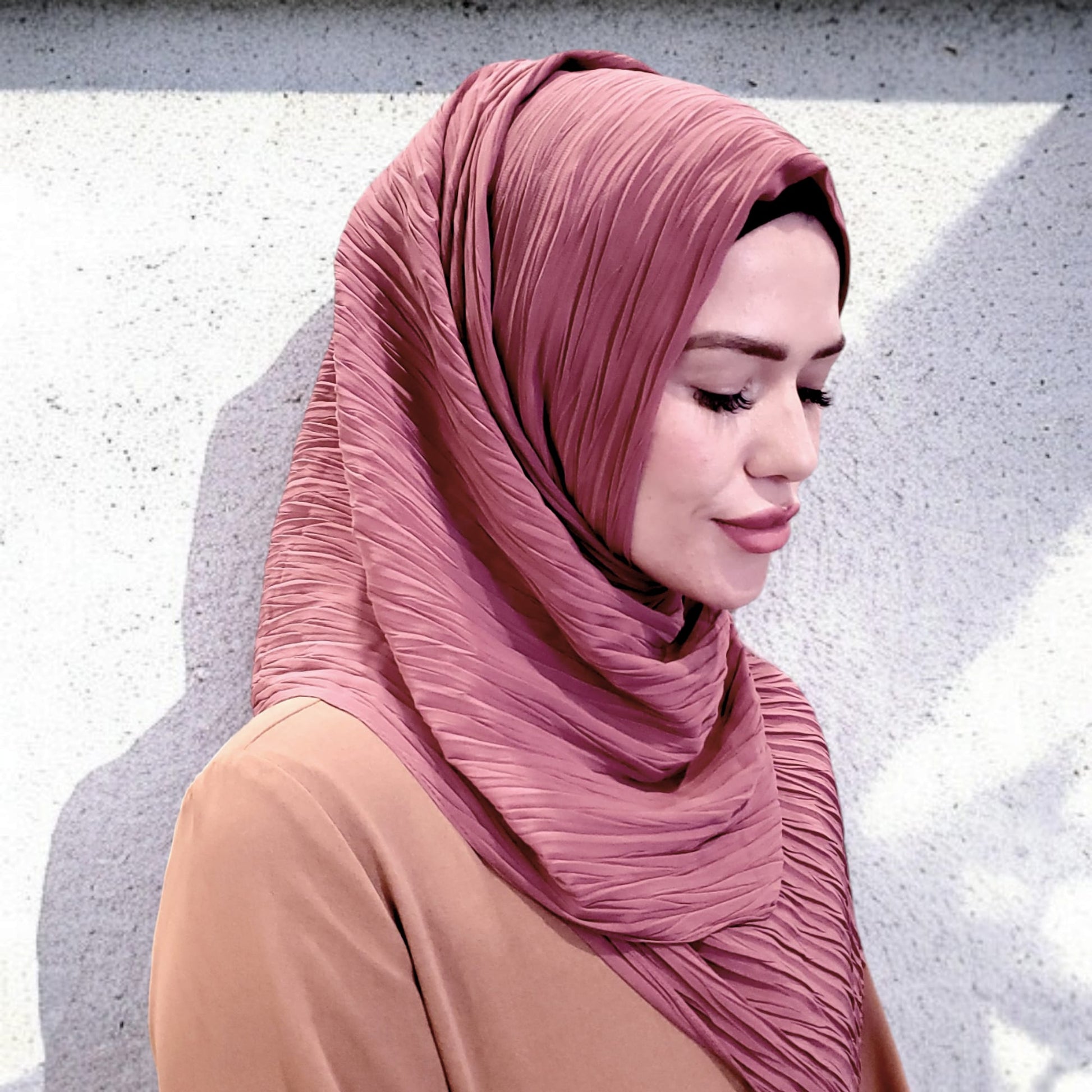 Pleated Chiffon Hijab