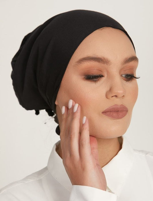 Bonnet à nouer pour hijab