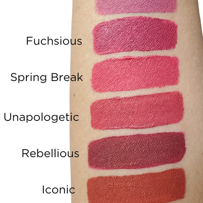 Vegan Waterproof Liquid Lipstick - Rebellious