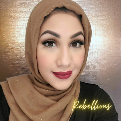 Vegan Waterproof Liquid Lipstick - Rebellious